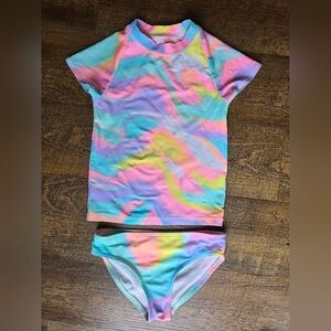 Place Kids Colorful Swim Rashguard Set Size 5/6